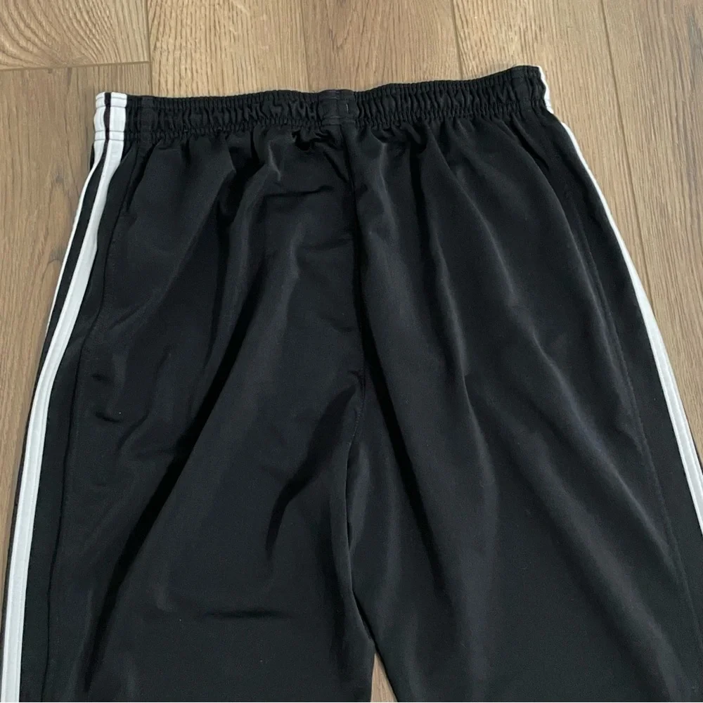 Adidas Track Pants‎ Black White Zipper Ankles